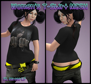 Womens MESH Shirt - KISS THIS