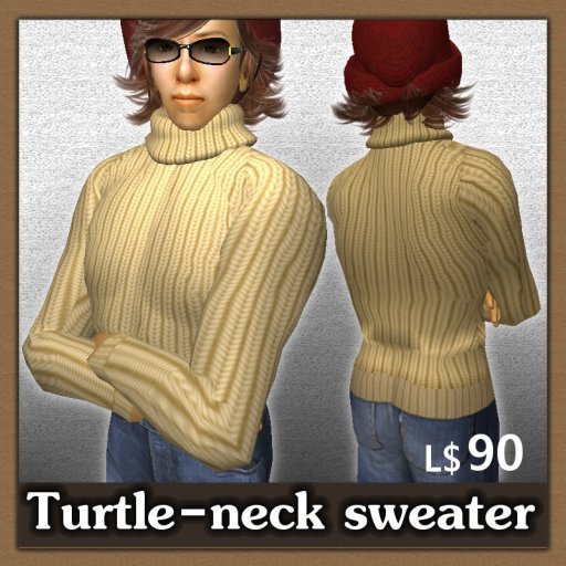Turtle-neck sweater (Moca)