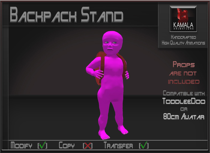 Kids Child SL  *Playing with Blocks* Copyable Poseball