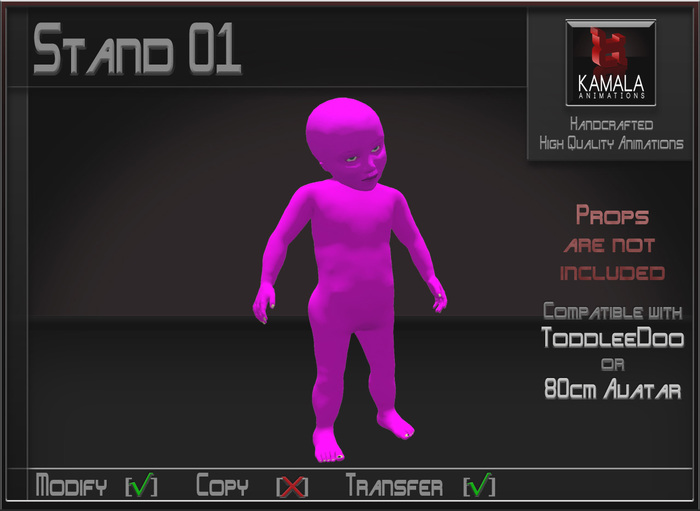 ToddleeDoo *Stand 01* Transferable Poseball
