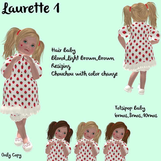 Totsipop Hair Laurette pack 1