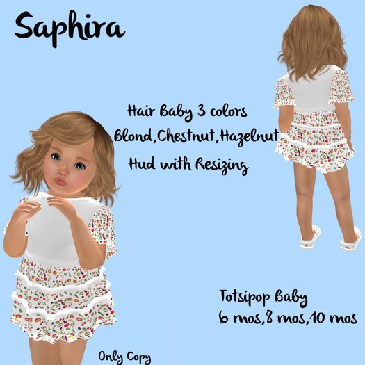 Totsipop Hair Saphira pack 1 DEMO