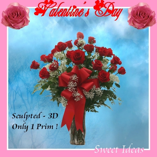 Sweet Ideas * Valentine Bouquet 24 Roses Red