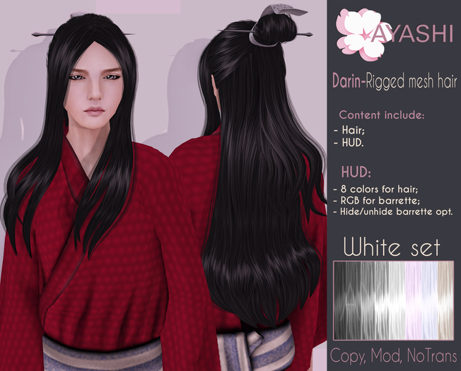 [^.^Ayashi^.^] Darin hair-White set