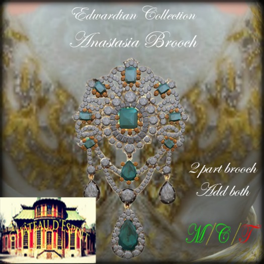 ~CdE~ Edwardian Anastasia Brooch