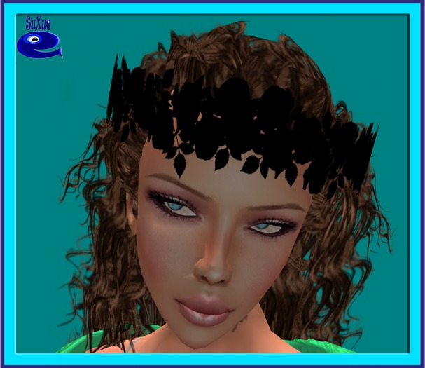 ! " Su Xue " HEADBAND ROSE RESIZE KARABAGLAR BLACK