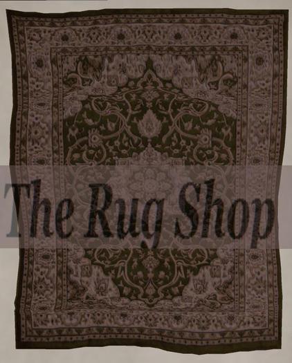 classic royal rug (sculpt ) resize-able green