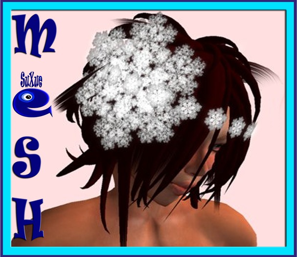 ❤️ [ Su ] MESH HEADBAND HAIR CLIP SNOWFLAKE RESIZE CANAKKALE