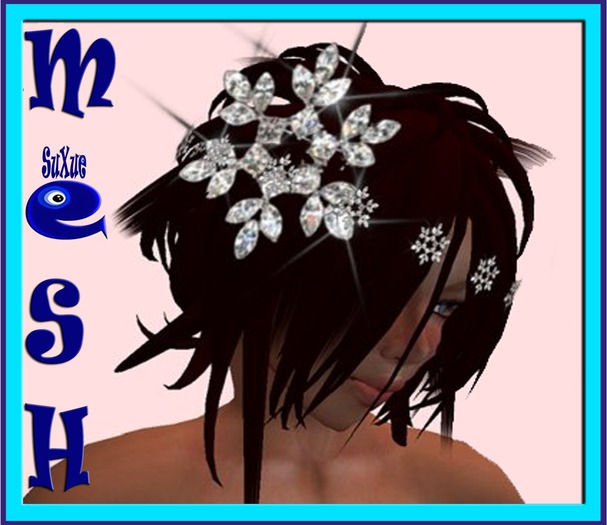 ❤️ [ Su ] HEADBAND HAIR CLIP SNOWFLAKE RESIZE BURDUR