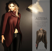 *Asteria Creations - Daisydaze Mesh Cardigan - Brown