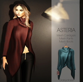 *Asteria Creations - Daisydaze Mesh Cardigan - Hunter Green