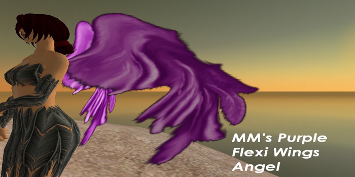MM's Purple Flexi Wings Angel