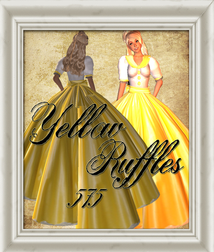 SHabby Chic Yellow Ruffles Outfit