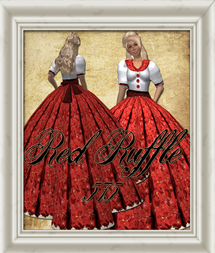 SHabby Chic Red Ruffles Outfit