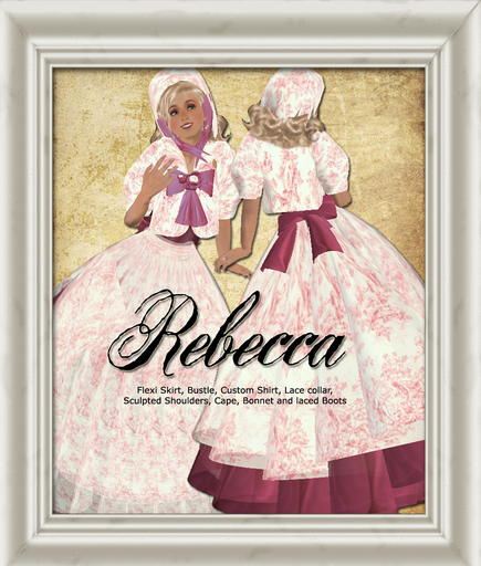 Shabby Chic Rebecca Dress Cape Hat and Boots WITH MENU RESIZER 
