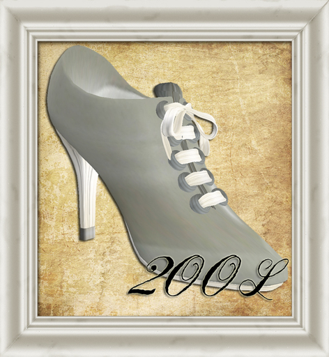 Shabby Chic Creamy Lace Shoe