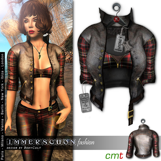 BodyCult MESH Leather/MIX Jacket & TOP Beth
