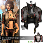 Immerschoen-BodyCult H MESH Leather/MIX Jacket & TOP Beth