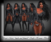Birgit Mai's *MESH & FITMESH* Outfit Hannie Black (BOXED)
