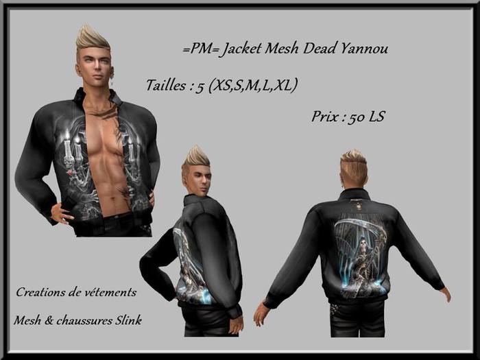 =PM= Jacket Mesh Dead Yannou
