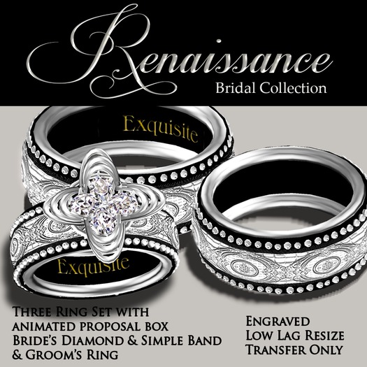 Exquisite Renaissance Bridal Collection Platinum (box)