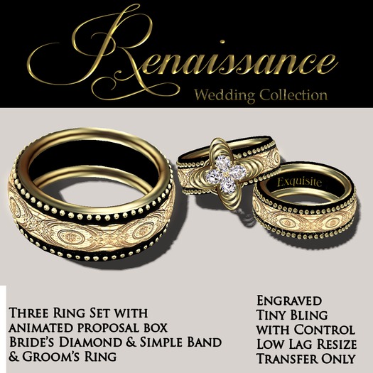 Exquisite Renaissance Bridal Collection Gold