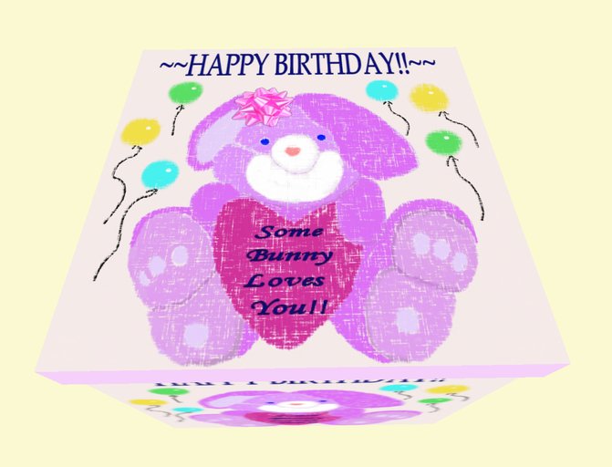 Bunny Birthday Gift Box