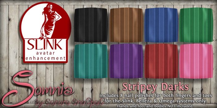 .: Somnia :. Stripey Darks {Crated}