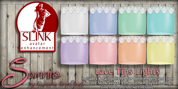 .: Somnia :. Lace Tips Lights {Crated}