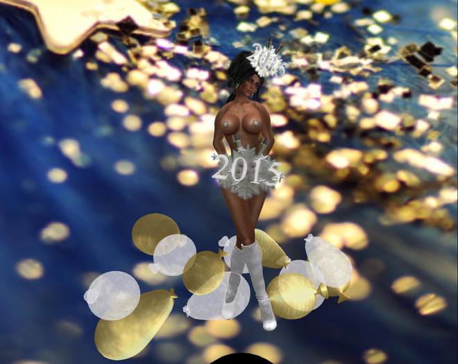 2015 Naughty New Year's Outfit Female