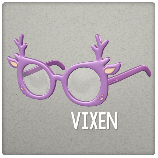 {Mango Cheeks} Reindeer Glasses: Vixen