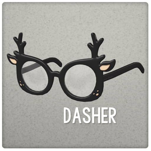 {Mango Cheeks} Reindeer Glasses: Dasher