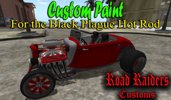 Black Plague Custom Paint (Red)