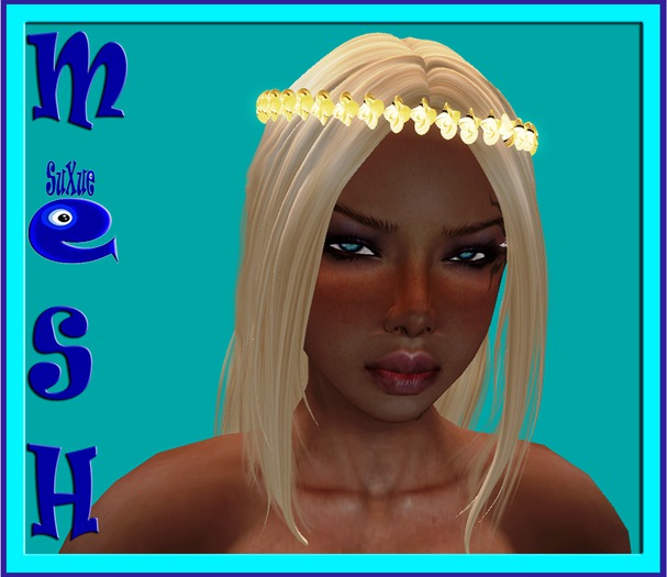 ! " Su Xue " MESH WEDDING CIRCLET HALIKARNAS GOLDEN