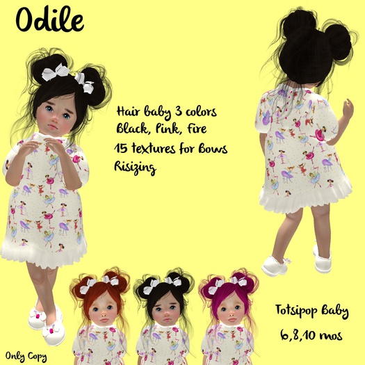 Totsipop Hair Odile Black