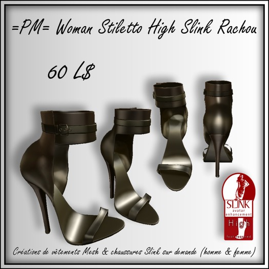 =PM= Woman Stiletto High Slink Rachou