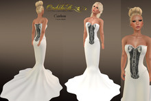 ** Orchidea** Cashou mesh white silver