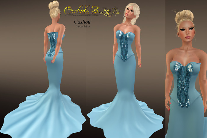 ** Orchidea** Cashou mesh blue sky