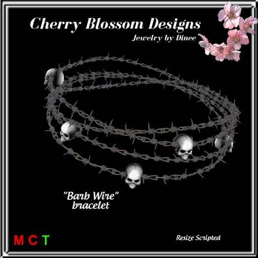 {CBD} Barb Wire Bracelet (boxed)