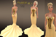 ** Orchidea** Cashou mesh VANILLA GOLD