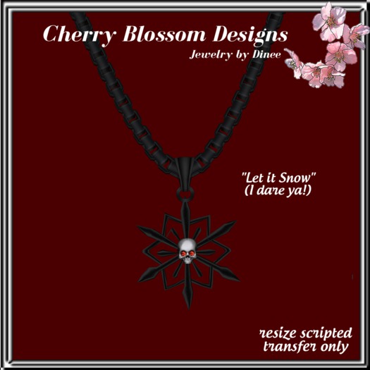 Men's Let it Snow Necklace (boxed)