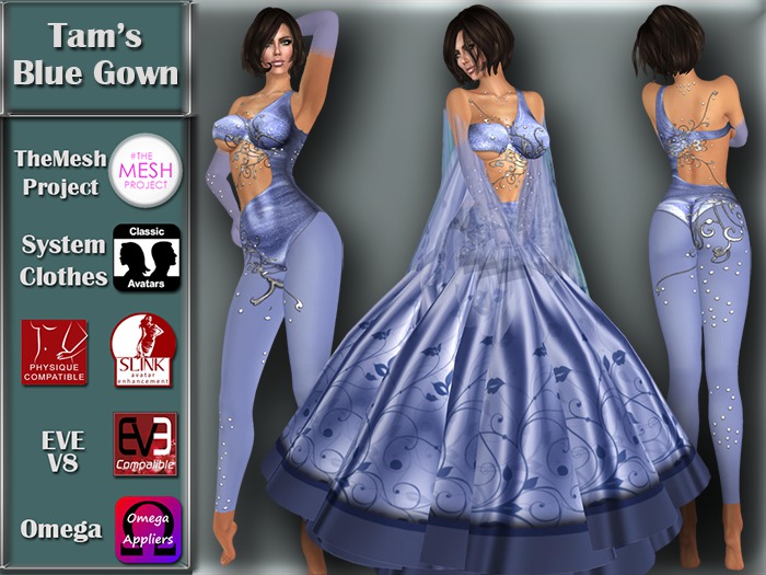 [TKS] Basics - Tamarsk Blue Gown