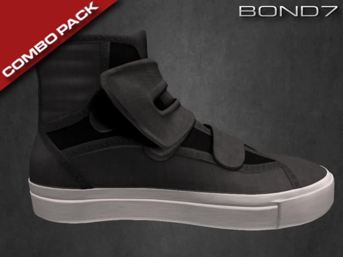 *BOND7* V-neck Longsleeve (Black)