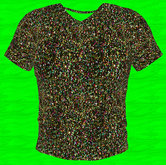 Glittered  T-Shirt (Mesh)