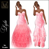 JCD Lyla White Mesh Gown (bagged)