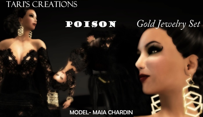 Tari's Creations-Poison Gold jewelry Set Box