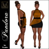 JCD Pandora Orange Skirt Set