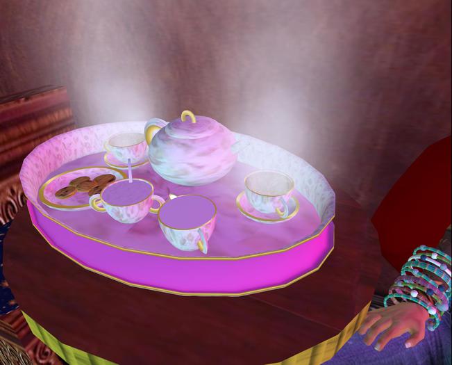 Tea Set Pink Floral Pretty