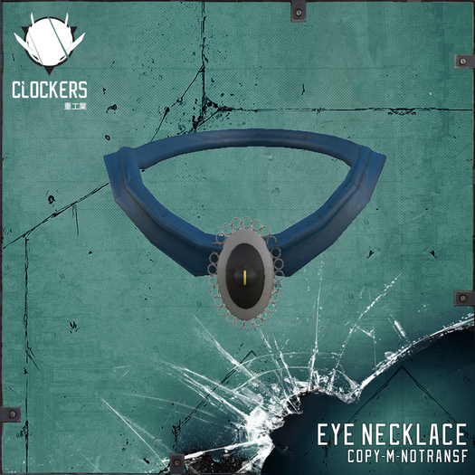 CLOCKERS // Eye Necklace 