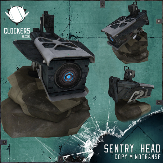 CLOCKERS // Sentry Bot Head (Rez+RightClick+Open)